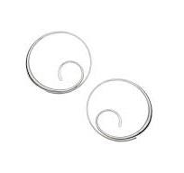 EA58113-LARGE S/S SCROLL HOOPS