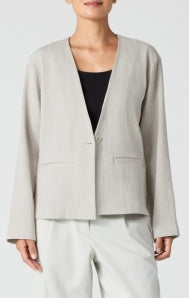 V-NECK JACKET S5AOA-J5794M BY EILEEN FISHER