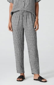 TAPERED ANKLE PANT W/DRAWSTRING S5YCD-P4855M BY EILEEN FISHER