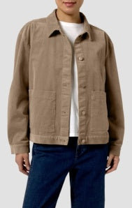 CLASSIC COLLAR JACKET F5TDC-J5814M BY EILEEN FISHER