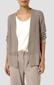 CARDIGAN #F5CVY-K5442M BY EILEEN FISHER