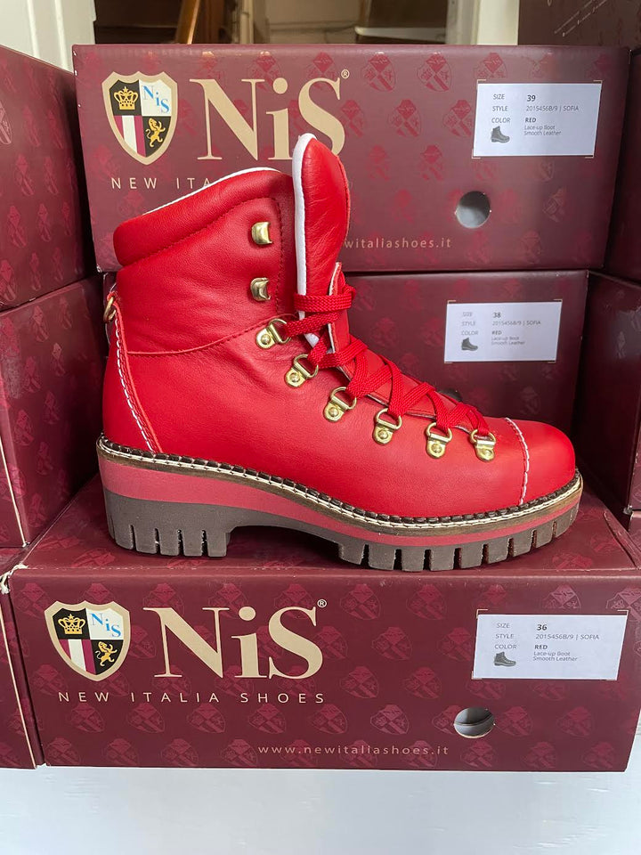 SOFIA LEATHER BOOT BY NEW ITALIA SHOES