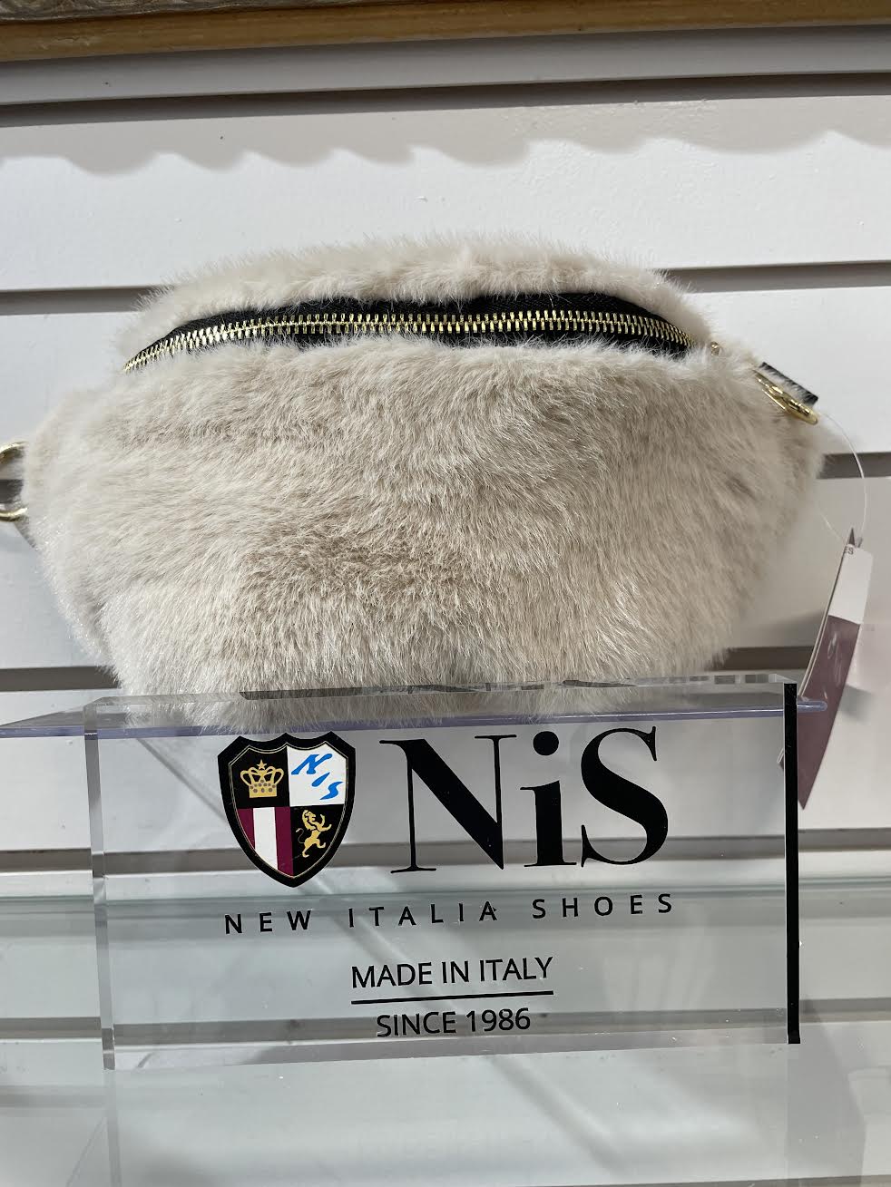 ECO FUR FANNY PACK BY NEW ITALIA SHOES