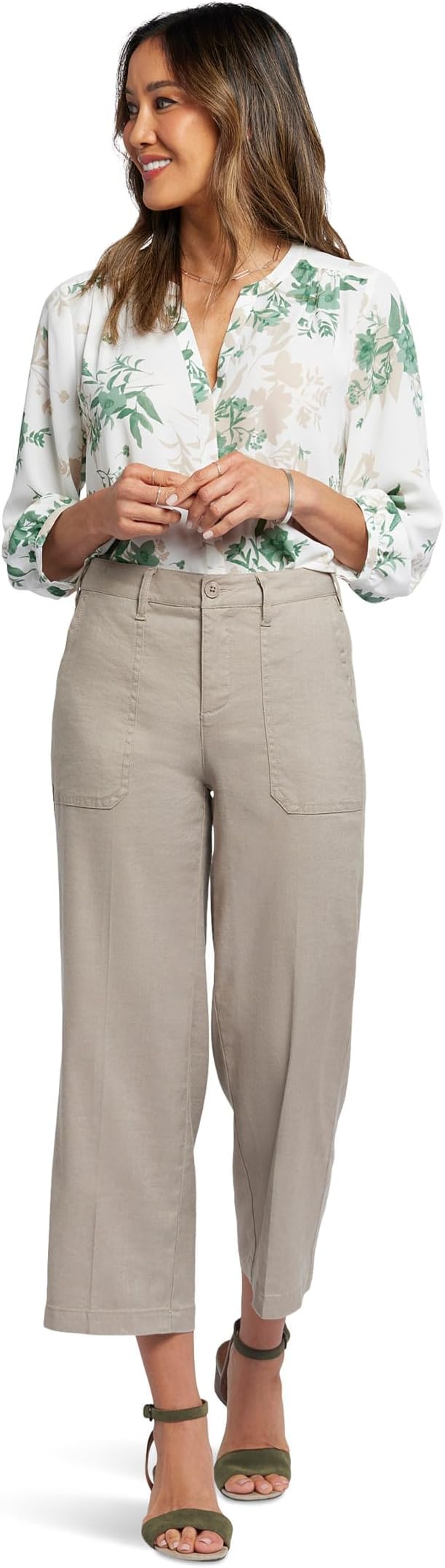 WIDE LEG CROPPED CARGO PANT #MAKB8763 BY NYDJ