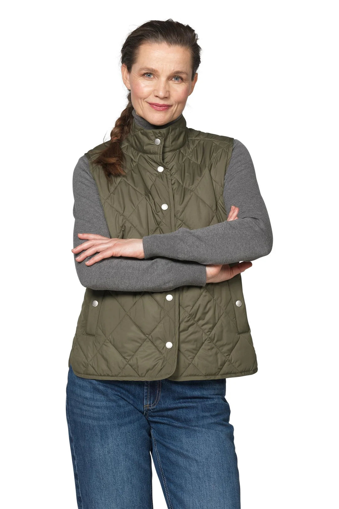 BEAT 01 QUILTED SHORT VEST BY ILSE JACOBSEN