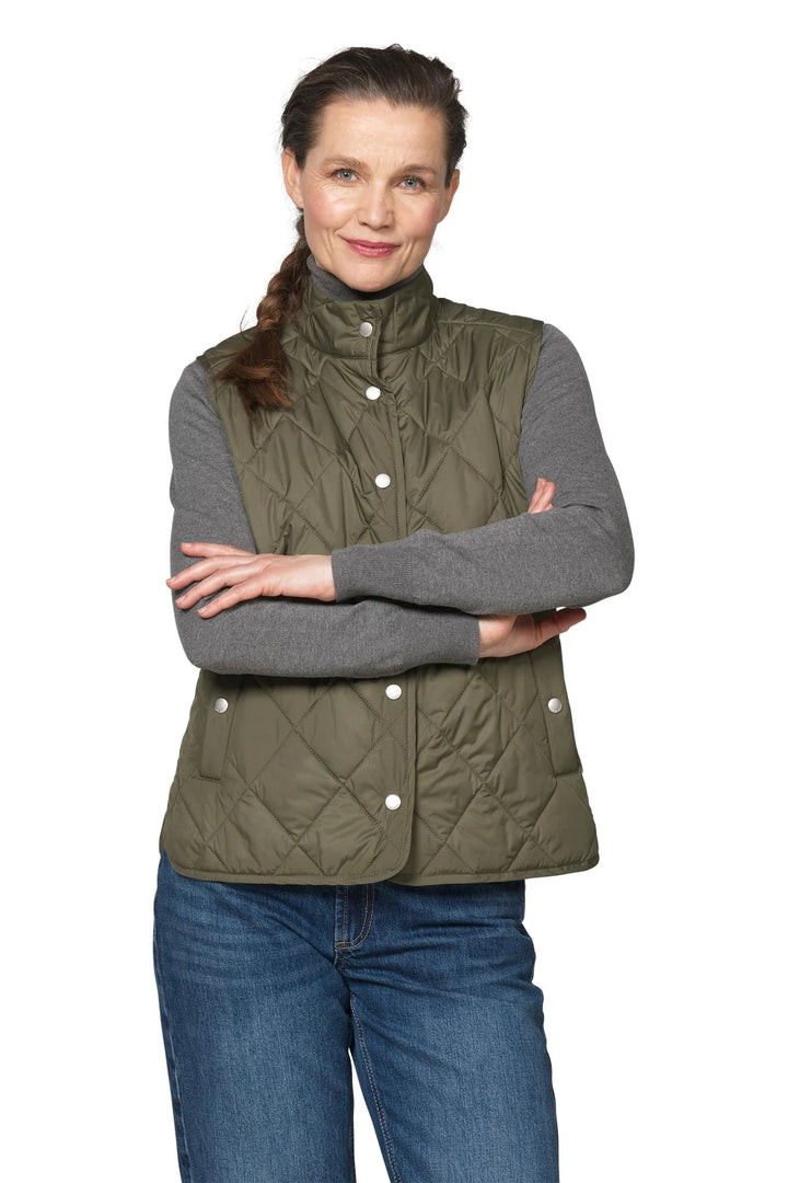 BEAT 01 QUILTED SHORT VEST BY ILSE JACOBSEN