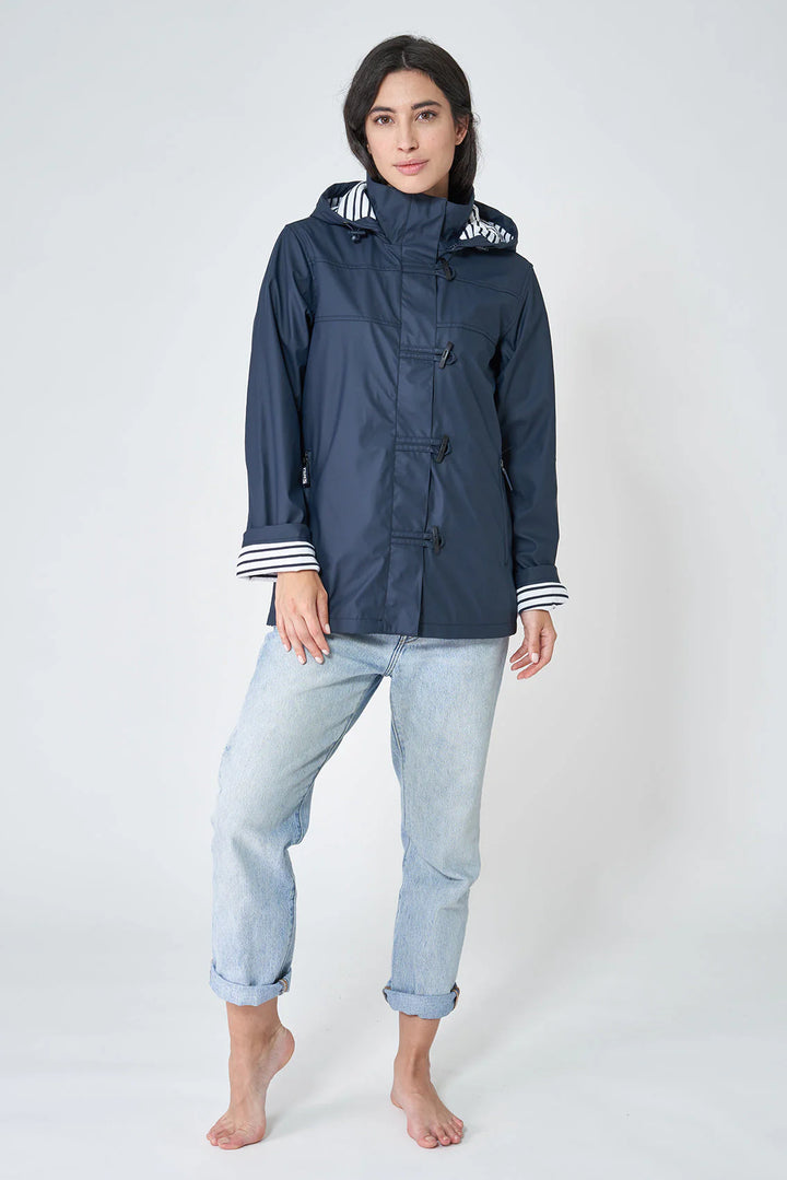 RAINCOAT TOGGLE W/STRIPED LINING C3008 BY BATELA