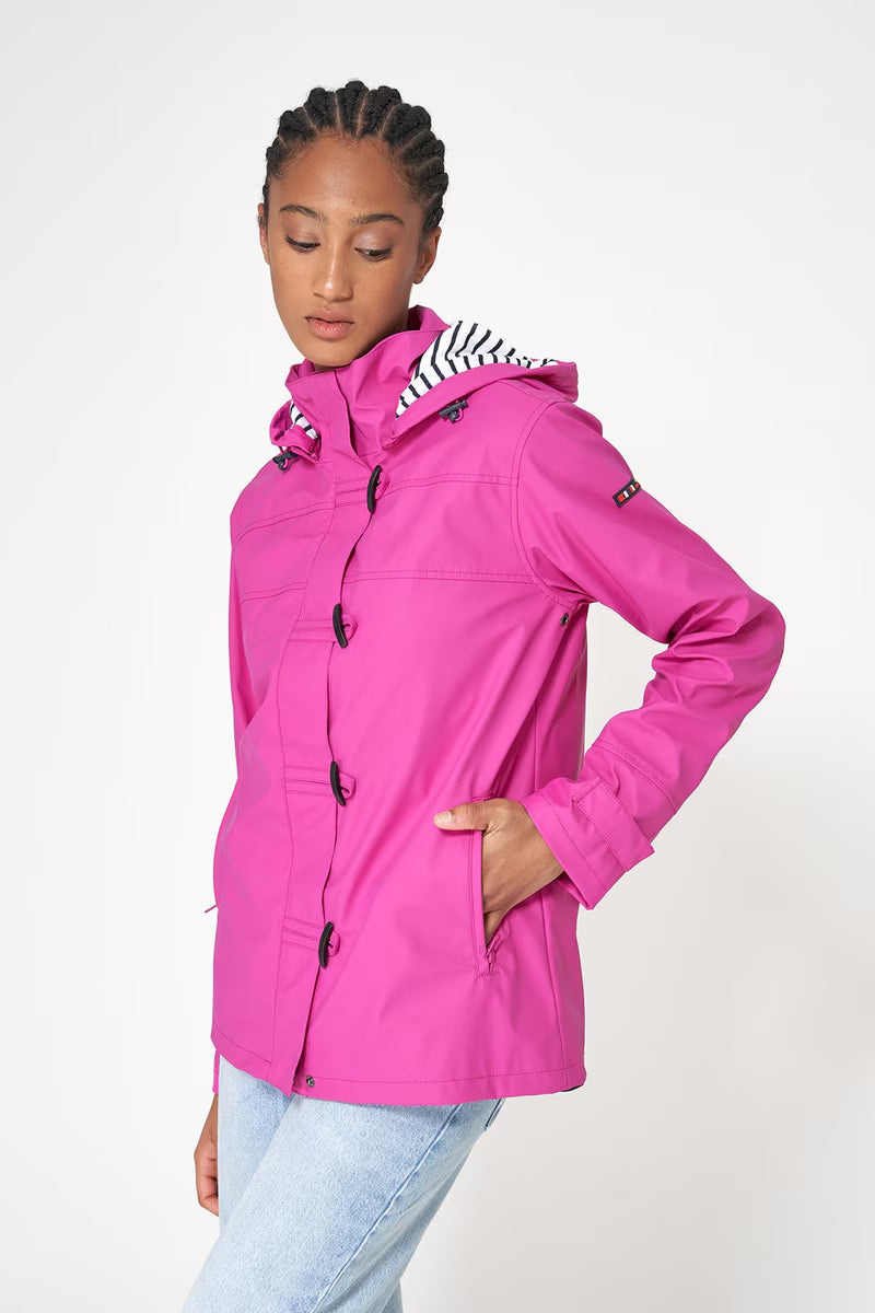 RAINCOAT TOGGLE W/STRIPED LINING C3008 BY BATELA