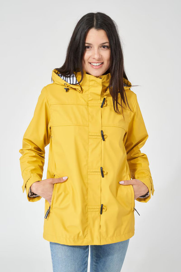 RAINCOAT TOGGLE W/STRIPED LINING C3008 BY BATELA