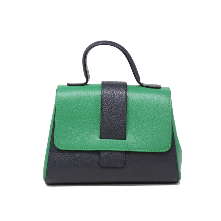 TWO TONE LEATHER BAG GF2950 BY GERMAN FUENTES