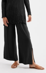 STRAIGHT ANKLE PANT W/HIGH SLIT S4GC1-P4641M BY EILEEN FISHER