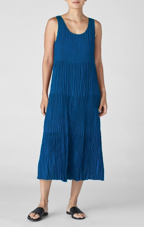 F/L TIERED DRESS S4TZH-D4983M BY EILEEN FISHER